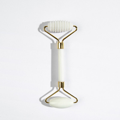 Φυσικό μασάζ προσώπου Jade Roller Scraper Facial Skin Tools Care Tools Roller Massage Microniddle Καθαριστικό προσώπου Περιποίηση δέρματος με κουτί