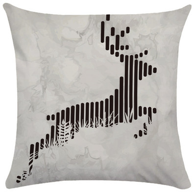 Vintage Elk Forest Animal párnahuzat Kanapéágy dobó párnahuzat párnahuzat nappali dekoráció kerti szék párna