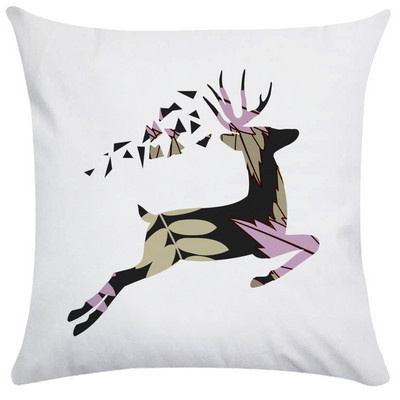 Vintage Elk Forest Animal párnahuzat Kanapéágy dobó párnahuzat párnahuzat nappali dekoráció kerti szék párna