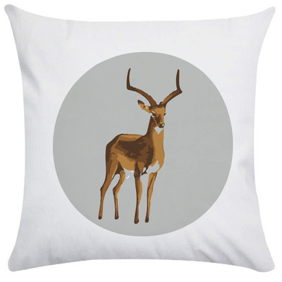 Vintage Elk Forest Animal párnahuzat Kanapéágy dobó párnahuzat párnahuzat nappali dekoráció kerti szék párna