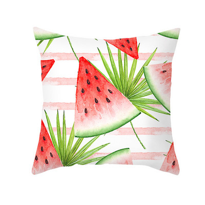 Havaji Jastučnica s tropskim voćem za jastuke Jastučnica s ljetnim lišćem Ukrasni jastuci za elegantnu vrtnu stolicu Jastuk 45x45