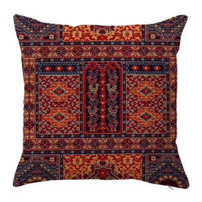 Indiai színes geometrikus vászon párnahuzat Boho etnikai grafikus párnahuzat párnákhoz kanapé lakberendezési kerti szék 45x45 40x40