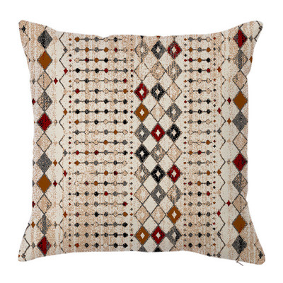 Indiai színes geometrikus vászon párnahuzat Boho etnikai grafikus párnahuzat párnákhoz kanapé lakberendezési kerti szék 45x45 40x40