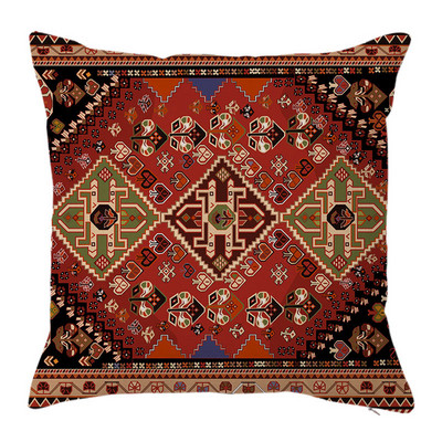 Indiai színes geometrikus vászon párnahuzat Boho etnikai grafikus párnahuzat párnákhoz kanapé lakberendezési kerti szék 45x45 40x40