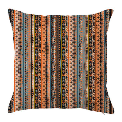 Indiai színes geometrikus vászon párnahuzat Boho etnikai grafikus párnahuzat párnákhoz kanapé lakberendezési kerti szék 45x45 40x40