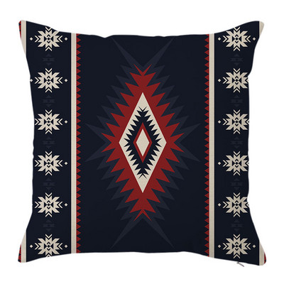 Indiai színes geometrikus vászon párnahuzat Boho etnikai grafikus párnahuzat párnákhoz kanapé lakberendezési kerti szék 45x45 40x40