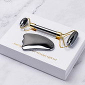 Terahertz Face Gua Sha Crystal Jade Roller Veido masažas Scratch Board Grožis Odos Priežiūra Gouache Screper Guasha Masažo įrankiai