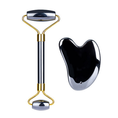 Terahertz Face Gua Sha Crystal Jade Roller Veido masažas Scratch Board Grožis Odos Priežiūra Gouache Screper Guasha Masažo įrankiai