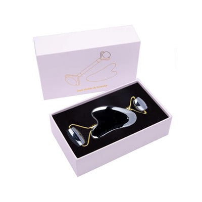 Terahertz Face Gua Sha Crystal Jade Roller Veido masažas Scratch Board Grožis Odos Priežiūra Gouache Screper Guasha Masažo įrankiai