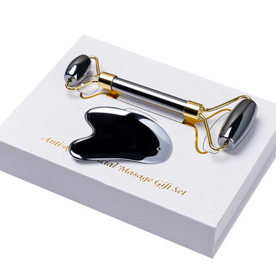 Terahertz Face Gua Sha Crystal Jade Roller Veido masažas Scratch Board Grožis Odos Priežiūra Gouache Screper Guasha Masažo įrankiai