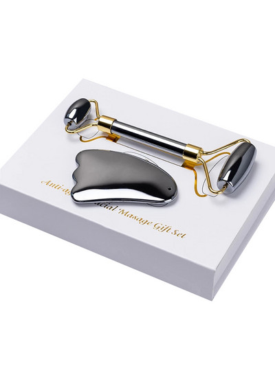 Terahertz Face Gua Sha Crystal Jade Roller Veido masažas Scratch Board Grožis Odos Priežiūra Gouache Screper Guasha Masažo įrankiai