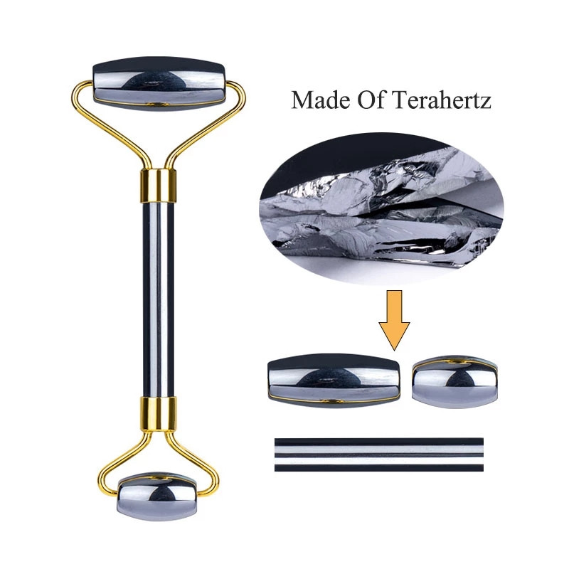 Terahertz Face Gua Sha Crystal Jade Roller Veido masažas Scratch Board Grožis Odos Priežiūra Gouache Screper Guasha Masažo įrankiai