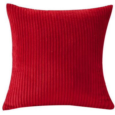 Калъфка за възглавница от рипсено кадифе Калъфка за възглавница на райе Диван Калъфка за възглавница Домашен декор Калъфка за възглавница Легло Декорация за хол Проста