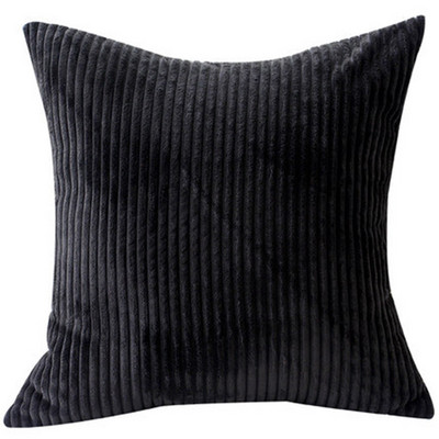 Калъфка за възглавница от рипсено кадифе Калъфка за възглавница на райе Диван Калъфка за възглавница Домашен декор Калъфка за възглавница Легло Декорация за хол Проста