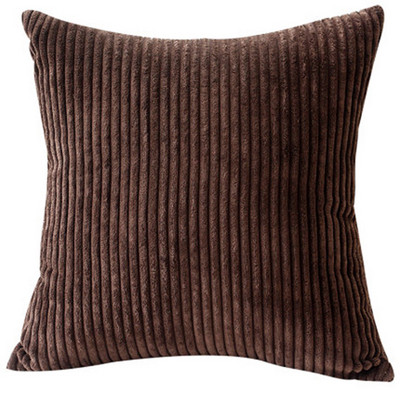 Калъфка за възглавница от рипсено кадифе Калъфка за възглавница на райе Диван Калъфка за възглавница Домашен декор Калъфка за възглавница Легло Декорация за хол Проста