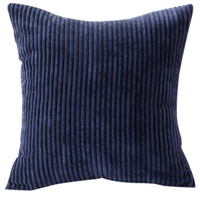 Калъфка за възглавница от рипсено кадифе Калъфка за възглавница на райе Диван Калъфка за възглавница Домашен декор Калъфка за възглавница Легло Декорация за хол Проста