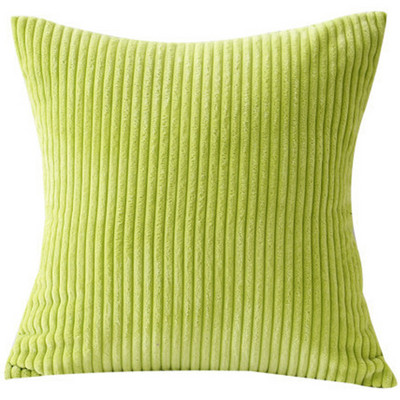 Калъфка за възглавница от рипсено кадифе Калъфка за възглавница на райе Диван Калъфка за възглавница Домашен декор Калъфка за възглавница Легло Декорация за хол Проста