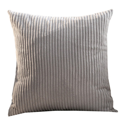 Калъфка за възглавница от рипсено кадифе Калъфка за възглавница на райе Диван Калъфка за възглавница Домашен декор Калъфка за възглавница Легло Декорация за хол Проста