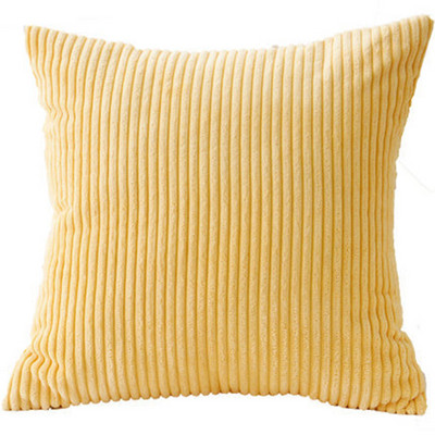 Калъфка за възглавница от рипсено кадифе Калъфка за възглавница на райе Диван Калъфка за възглавница Домашен декор Калъфка за възглавница Легло Декорация за хол Проста