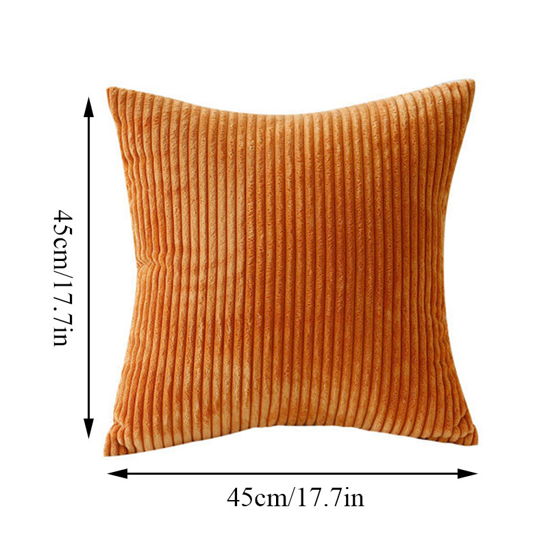 Husă de pernă din velur Față de pernă Husă de pernă pentru canapea în dungi Decor pentru casă Față de pernă Pat Decorare camera de zi simplă