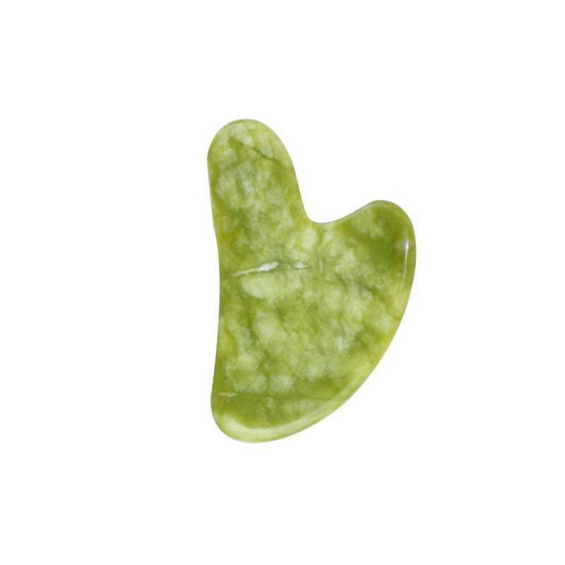 LIZY masszázseszköz készlet egyfejű Jade henger Gua Sha kaparó Jade Arc Test Szem Nyak Masszázs Szépségeszközök