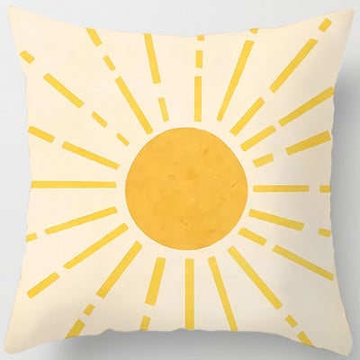 Narancs nyomott négyzet alakú párnahuzat lakberendezési autós kanapé párnahuzat Funda de almohada