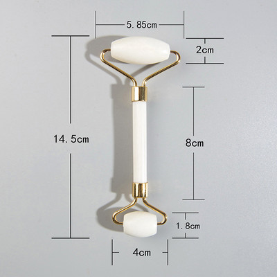 Jade Roller Masažer protiv celulita Face Microniddle Roller Njega kože lica SPA Akupunkturna terapija Masaža Beauty Alat Veleprodaja