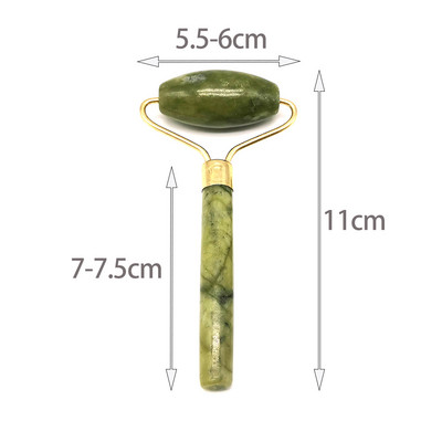Jade Roller Masažer protiv celulita Face Microniddle Roller Njega kože lica SPA Akupunkturna terapija Masaža Beauty Alat Veleprodaja