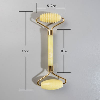 Jade Roller Masažer protiv celulita Face Microniddle Roller Njega kože lica SPA Akupunkturna terapija Masaža Beauty Alat Veleprodaja