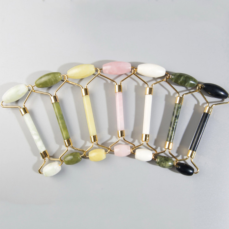 Jade Roller Masažer protiv celulita Face Microniddle Roller Njega kože lica SPA Akupunkturna terapija Masaža Beauty Alat Veleprodaja