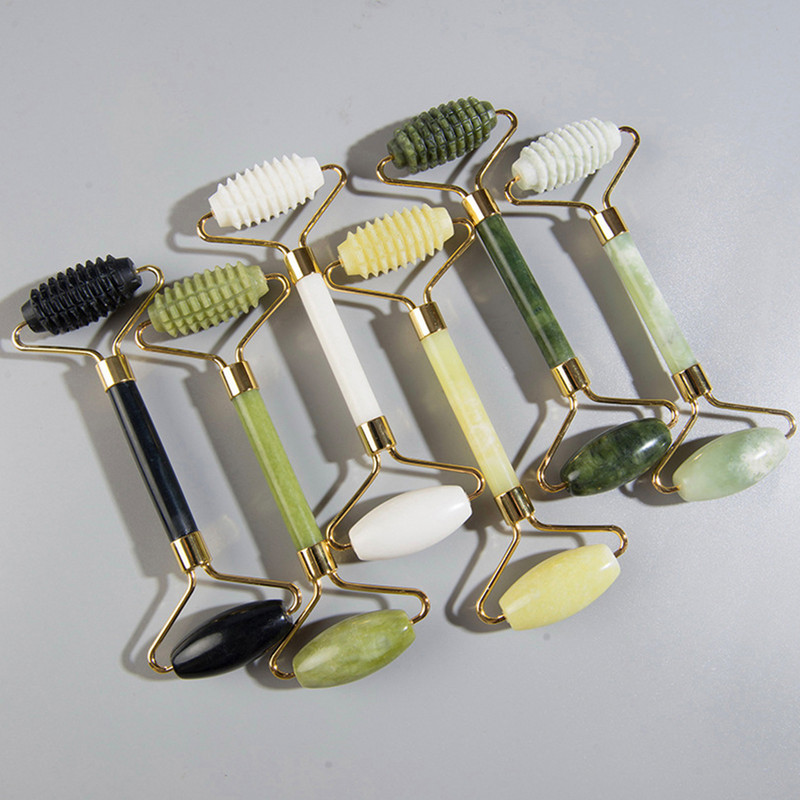 Jade Roller Masažer protiv celulita Face Microniddle Roller Njega kože lica SPA Akupunkturna terapija Masaža Beauty Alat Veleprodaja