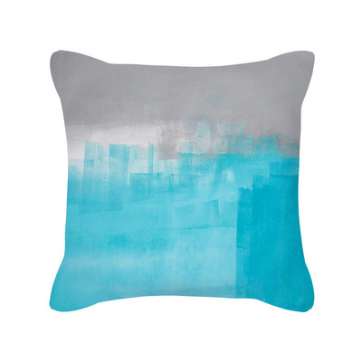 45x45 cm žalsvai mėlynos spalvos pagalvių užvalkalai pagalvių užvalkalai Namų dekoravimas Šiuolaikinis abstraktus biuro pagalvėlės užvalkalas menas pagalvių užvalkalas sofa