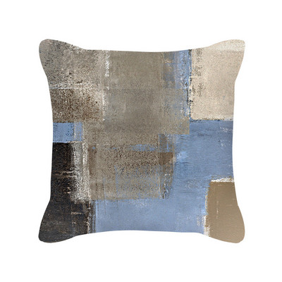 45x45 cm žalsvai mėlynos spalvos pagalvių užvalkalai pagalvių užvalkalai Namų dekoravimas Šiuolaikinis abstraktus biuro pagalvėlės užvalkalas menas pagalvių užvalkalas sofa