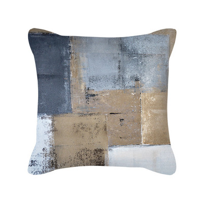 45x45 cm žalsvai mėlynos spalvos pagalvių užvalkalai pagalvių užvalkalai Namų dekoravimas Šiuolaikinis abstraktus biuro pagalvėlės užvalkalas menas pagalvių užvalkalas sofa