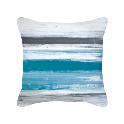 45x45 cm žalsvai mėlynos spalvos pagalvių užvalkalai pagalvių užvalkalai Namų dekoravimas Šiuolaikinis abstraktus biuro pagalvėlės užvalkalas menas pagalvių užvalkalas sofa