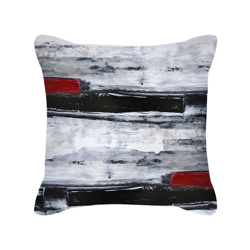 45x45 cm žalsvai mėlynos spalvos pagalvių užvalkalai pagalvių užvalkalai Namų dekoravimas Šiuolaikinis abstraktus biuro pagalvėlės užvalkalas menas pagalvių užvalkalas sofa