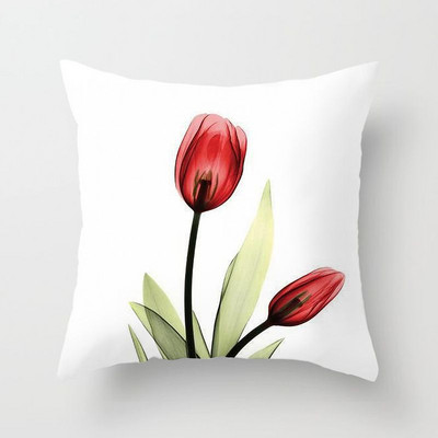 Akvarell lillemustriga dekoratiivne padjapüür Padjapüür Polüester padjakate padjapadi Diivan Dekoor Padjapüür 40x40