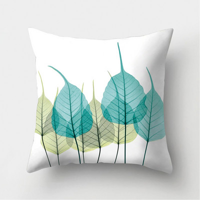 Akvarell lillemustriga dekoratiivne padjapüür Padjapüür Polüester padjakate padjapadi Diivan Dekoor Padjapüür 40x40