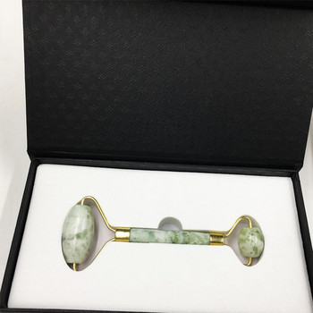 Natural Jade Face Massager and Stone Facial Slimming Lift Massage Roller Jade for Face Chin Neck Beauty Skin Care Tools Skincare