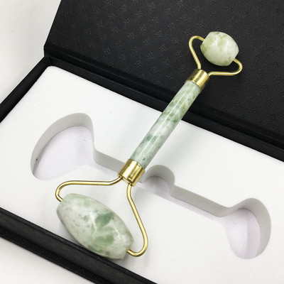 1 db Natural Facial Beauty masszázseszköz Jade Roller Face Thin Massager Relaxációs eszköz Drop Ship Arcmasszírozó Jade Roller