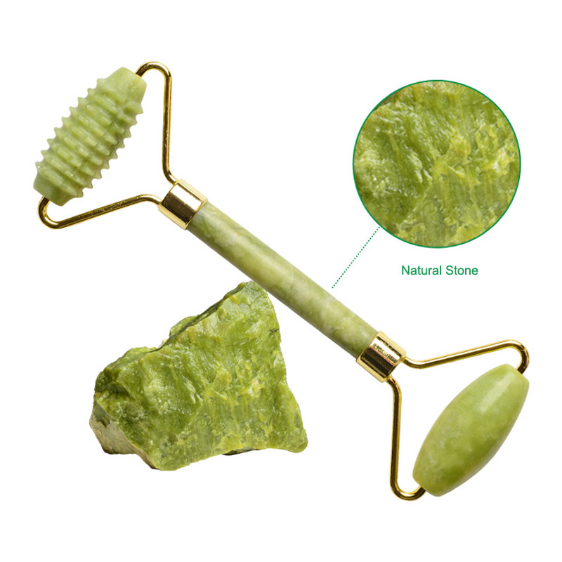 3PCS/Set Valjak od žada za lice Tijelo Gua Sha Valjak od žada za njegu lica Masažer za lice Ljepota Zdravlje Alati za njegu kože