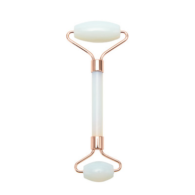 Natūralus nefrito ritininis masažuoklis, guašo grandiklis veidui, veido odos priežiūros priemonė Veido volelis kūno nugaros grožiui pakeliantis masažuoklio volelis