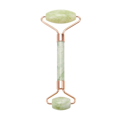 Natūralus nefrito ritininis masažuoklis, guašo grandiklis veidui, veido odos priežiūros priemonė Veido volelis kūno nugaros grožiui pakeliantis masažuoklio volelis