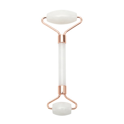 Natūralus nefrito ritininis masažuoklis, guašo grandiklis veidui, veido odos priežiūros priemonė Veido volelis kūno nugaros grožiui pakeliantis masažuoklio volelis