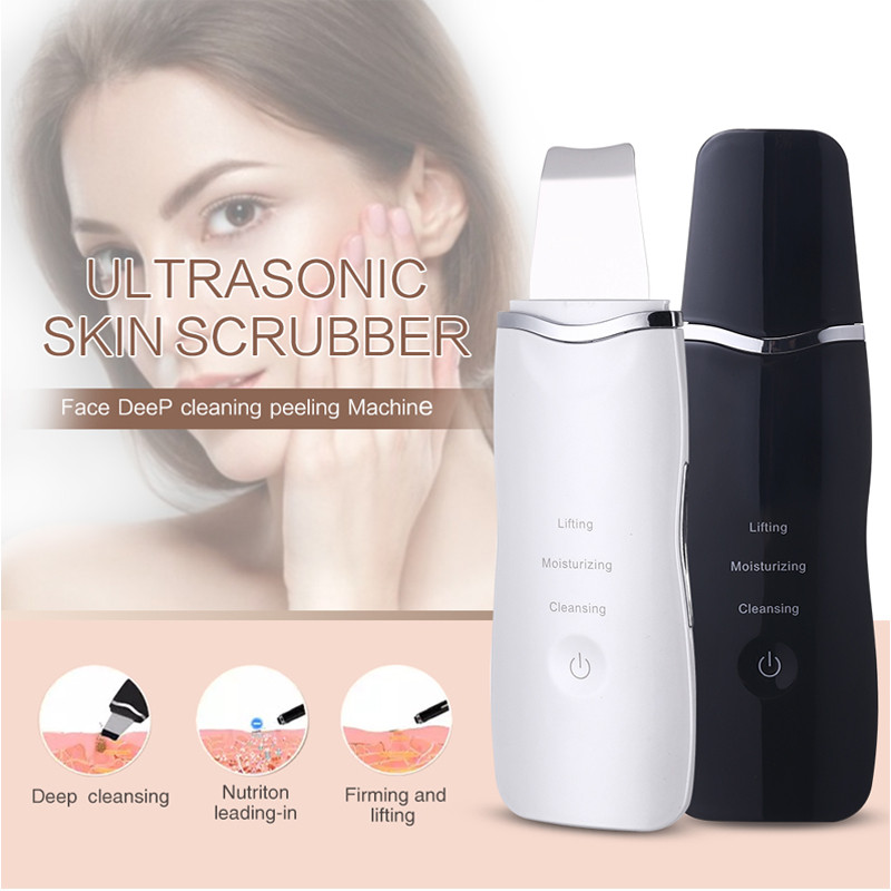 Ultrahangos bőrradír Bőr Ultrahangos Tisztító Peeling Extractor Arclifting Hámlasztó Mélytisztító Beauty Apparátus