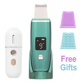 Ultrahangos bőrradír Arcradír 3 színű mitesszer eltávolító pórustisztító ultrahangos arctisztító elektromos peeling spatula