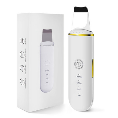 Ultrahangos arcbőrradír vibrációs orr spatula mitesszer eltávolító súroló lapát Tiszta kavitációs peeling arc lifting