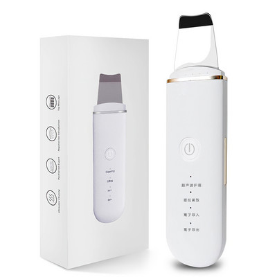 Ultrahangos arcbőrradír vibrációs orr spatula mitesszer eltávolító súroló lapát Tiszta kavitációs peeling arc lifting
