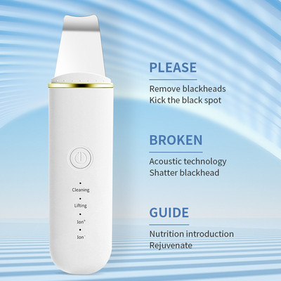 Ultrazvučni piling kože Stroj za dubinsko čišćenje lica Lopata za piling Čistač pora lica Pilač kože lica Lift Instrument za uljepšavanje