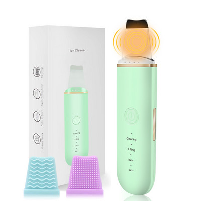 Ultrahangos bőrradír Ion mély arctisztító mitesszer eltávolító arclapát bőrkaparó arc spatula ultrahangos peeling